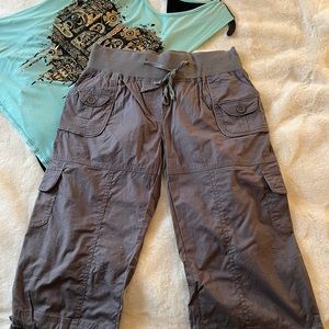 Women’s drawstring goucho shorts